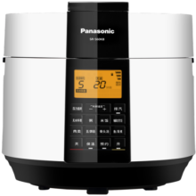 松下（Panasonic）【国家补贴】智能预约电压力锅 白色6升大容量家用4-10人 三段压力无水料理压力煲 SR-S60K8