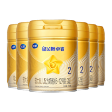 飞鹤星飞帆卓睿 婴幼儿配方奶粉2段(6-12月)750g*6 【6HMOs】乳铁蛋白