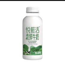悦鲜活鲜牛奶 有机450ml/瓶 *6