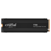 Crucial英睿达 美光T700 Pro 2TB SSD固态硬盘 M.2接口(NVMe PCIe5.0*4)读速12400MB/s 散热版台式机硬盘