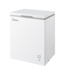 美的（Midea）143升/203升/521升 家用商用冰柜低霜保鲜转换囤货大冷柜一级能效母婴母乳小型租房用卧式冷柜 【带食品框】143KMD(E) 143L