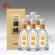 限移动端、京东百亿补贴：今世缘 国缘淡雅 52度 幽雅醇厚型白酒 500mL*6瓶