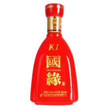 今世缘国缘K1 42度 白酒 24年新版 42度 500mL 6瓶 整箱装