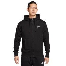 耐克（NIKE）男子全长拉链开襟连帽衫 SPORTSWEAR CLUB BV2649-010 M