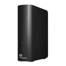 西部数据（WD） 电脑桌面移动硬盘兼容mac 新元素Elements高速 大容量机械盘3.5英寸外接 台式独立开关电源 标配 12TB （WDBWLG0120HBK）