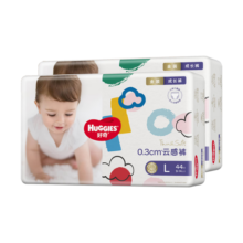 好奇（Huggies）金装成长裤婴儿拉拉裤超薄柔软透气 L88片(9-14kg)