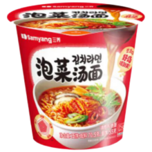 PLUS会员：三养 韩式辣白菜面拉面  70.5g*3件