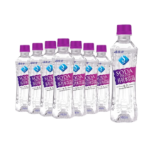 娃哈哈苏打水350ml*24瓶无汽饮用水微甜味弱碱性