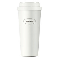 LOCK&LOCK 304不锈钢保温保冷咖啡杯550ml  LHC3300WHT