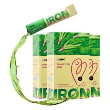 【自营】inne菠菜铁儿童补铁液铁剂婴幼儿宝宝贫血补铁 21条*3盒