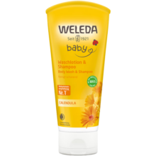 维蕾德（WELEDA）儿童洗发水沐浴露二合一金盏花婴儿宝宝洗头膏洗护沐浴乳液0-6-12 洗发沐浴二合一200ml