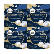 【超级桶】高洁丝奢宠海岛夜安裤L号3条*4包安睡裤姨妈巾卫生巾