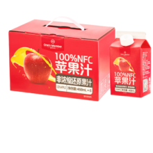 1号会员店 100%NFC 苹果汁 NFC果汁 468ml*6盒