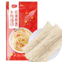 plus会员：十月稻田 纯红薯粉条 500g 1斤 方便速食火锅食材 地瓜粉火锅粉*10件