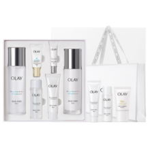 玉兰油（OLAY）超抗美白水乳礼盒美白提亮去黄改善暗沉护肤品套装新年礼物送女生