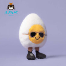 Jellycat英国高端玩具 时髦水煮蛋14cm 玩偶生日新年礼物 给女生