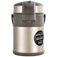 虎牌（TIGER） 保温壶不锈钢气压式热水瓶大容量水壶 MAA-A22C 香槟金N 2.2L