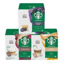 星巴克（Starbucks）多趣酷思咖啡胶囊咖啡圣诞礼物 多口味3盒36颗装【随机发货】