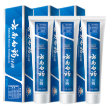 云南白药洁齿护龈套装 清新口气改善口腔问题留兰香型180g*3+水澈洁净牙刷