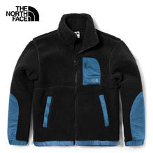 THE NORTH FACE 北面 抓绒外套情侣款户外保暖厚抓绒衣89YW 黑色/7OW