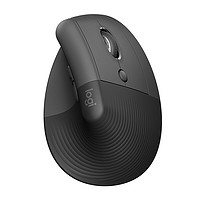 罗技 logitech Lift人体工学鼠标 垂直鼠标 小手鼠标 无线蓝牙鼠标 3台设备秒切换【Lift】黑色