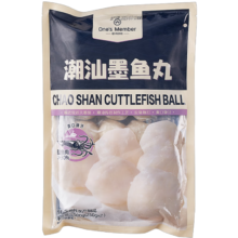 需首购:1号会员店潮汕墨鱼丸 500g