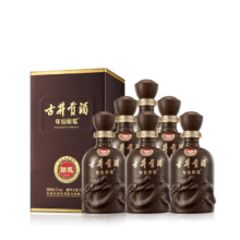 plus会员：古井贡酒 年份原浆献礼 浓香型白酒 55度 500ml*6瓶 整箱装