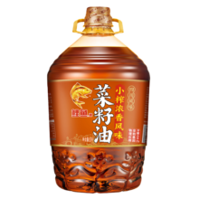 鲤鱼四川 低芥酸 小榨浓香 物理压榨非转基因菜籽油5L 金龙鱼荣誉出品