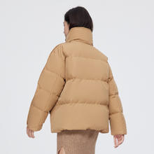 波司登 奥莱女短款立领包边装饰羽绒服