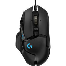 罗技 logitech G502 HERO 主宰者 有线鼠标 16000DPI RGB 黑色