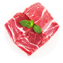 宾西 国产原切牛肉2斤 冷冻大块牛肉 生鲜牛肉