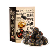 三只松鼠 东方颜究生核桃桑椹黑芝麻丸250g