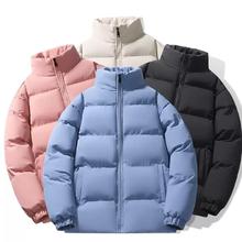 KZBA潮牌冬季加厚羽绒棉服情侣款