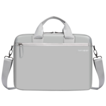新秀丽（Samsonite）手提包电脑包轻薄单肩包背包14英寸苹果笔记本保护套 BP5 银灰色