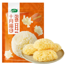 PLUS会员、需首购：十月稻田 银耳花 100g 银耳莲子羹配料