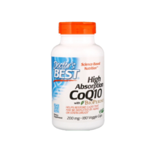 Doctor's Best 高吸收辅酶Q10素食胶囊 保护心脏辅酶 美国进口辅酶 200毫克 180粒