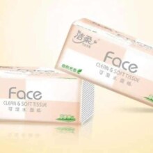 洁柔粉Face抽纸3层100抽 20包整箱装*3件