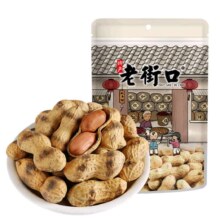 需首单、plus：老街口 原香炒花生420g/袋