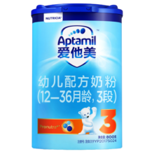 爱他美（Aptamil）经典版 幼儿配方奶粉 3段（12–36月龄） 800克g（德国原装进口） 1罐