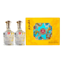 PLUS会员:五粮液 一尊天下 52度浓香型白酒500mL*2瓶