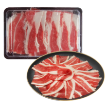 膳之牛&农夫好牛 澳洲谷饲原切肥牛片400g 涮火锅食材 生鲜牛肉