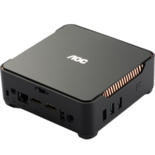 AOC Mini迷你主机 MOSS小苔藓M3  台式电脑（12代四核N95 8G 256G壁挂 WIFI)