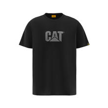CAT 卡特彼勒 卡特24秋冬新品男士透气反光logo印花宽松短袖T恤