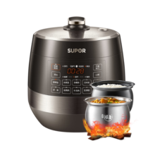 苏泊尔（SUPOR）0涂层精钢球釜电压力锅6L双胆全自动智能预约 家用 SY-60YC6011Q电饭煲高压锅4-8人