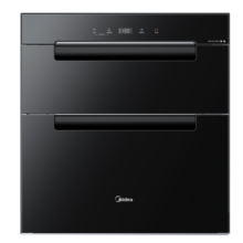 美的（Midea）消毒柜嵌入式家用 厨房餐具碗柜碗筷茶杯茶具 紫外线+光波 二星 婴儿奶瓶 110L三层大容量110HQ2