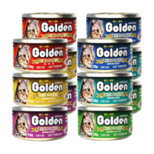 金赏猫罐头170g大罐装猫咪零食成猫通用金枪鱼营养猫湿粮拌饭多口味 混合口味6罐（随机多口味）