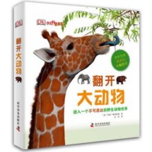 出版社自营】DK翻开海洋动物 DK翻开大动物 DK翻开大恐龙 新版3-6岁DK立体翻翻书系列大幅折页适合低幼儿童看的趣味动物科普百科书