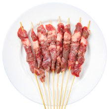 游牧御品 蒙古牛肉串30串腌制 烧烤食材烤肉烤串 阿拉善戈壁放养小黄牛肉