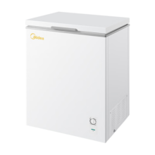 美的（Midea）家用小冰柜单温冷藏冷冻转换大冷柜一级能效节能卧式冰箱低霜家商两用囤货冻肉柜冰箱雪柜 143KMD(E)【一级节能丨低霜款】 143L