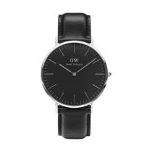 丹尼尔惠灵顿（DanielWellington）DW手表男简约皮带男士腕表40mm时尚欧美表新年礼物DW00100133
